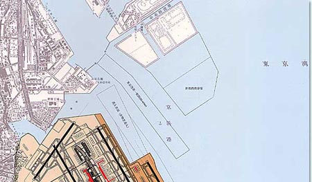 羽田空港再拡張構想上部