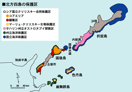 北方四島の保護区