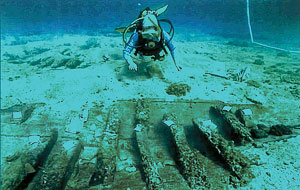 E. Trainito © UNESCO. Italy, wreck located in Porto San Paolo, III. Century A.D.