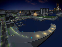 ■象の鼻パーク 完成イメージ（夜景）