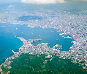 函館港空撮写真(平成19年9月1日撮影)