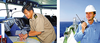 船員の労働環境の改善のため、海事労働条約の発効が待たれる。