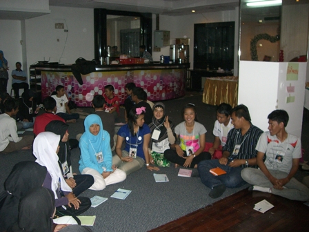 At a youth camp