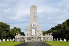 The memorial tower for the Ertu?rul at Kushimoto Village.