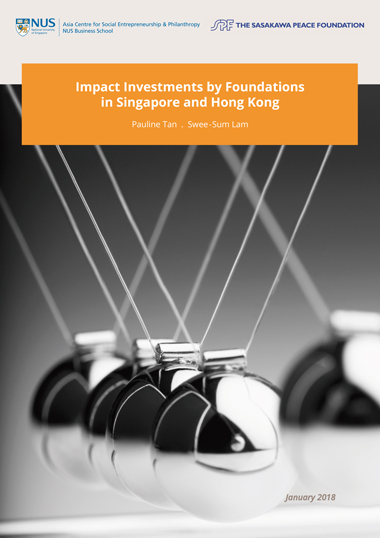 Impact Investments by Foundations in Singapore and Hong Kong