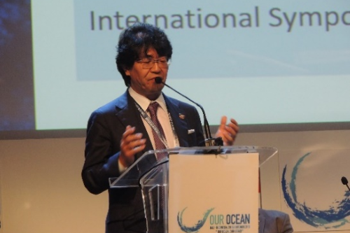 OPRI President Atsushi Sunami at Our Ocean Conference 2018 in Bali