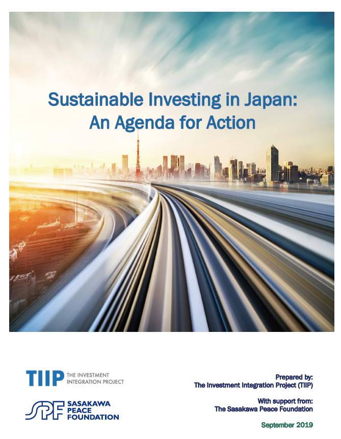 Sustainable Investing in Japan: An Agenda for Action