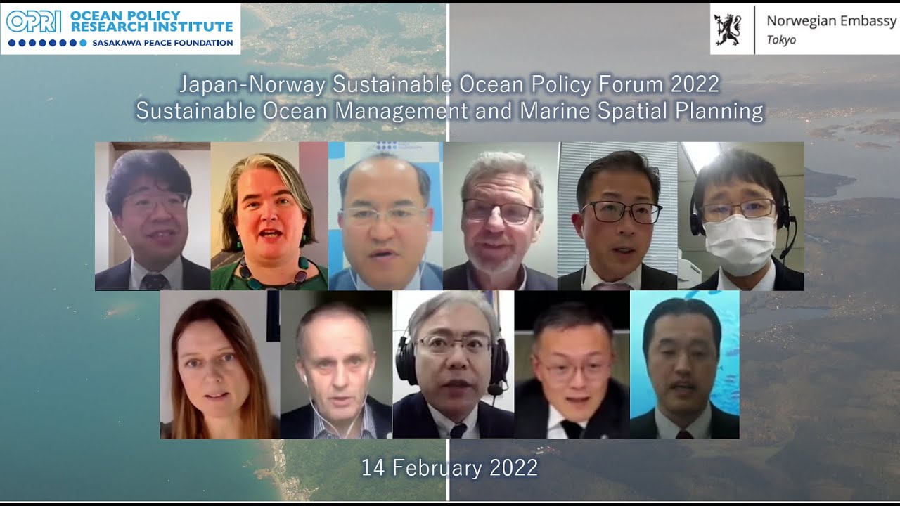 Japan–Norway Sustainable Ocean Policy Forum 2022 (Day 1) (Feb. 14, 2022)