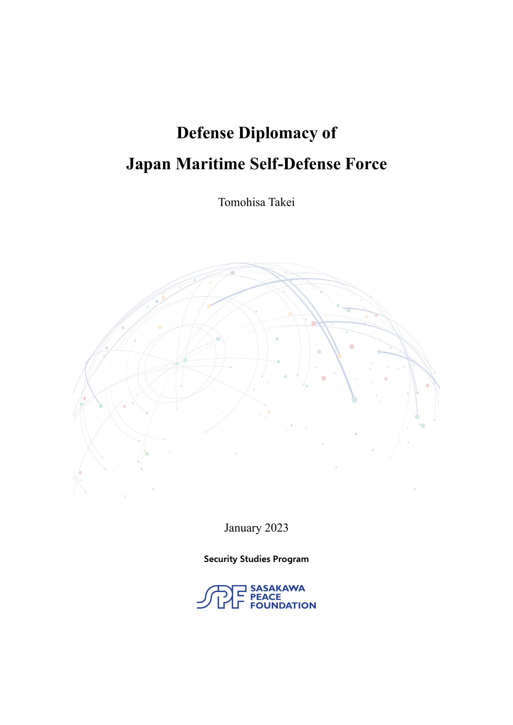 Defense Diplomacy of Japan Maritime Self-Defense Force