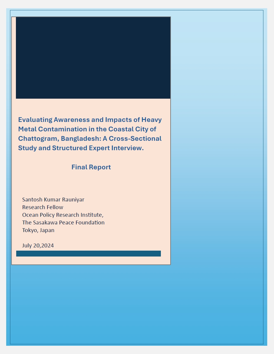First comprehensive study on assessing awareness about heavy metal contamination in Chattogram, Bangladesh