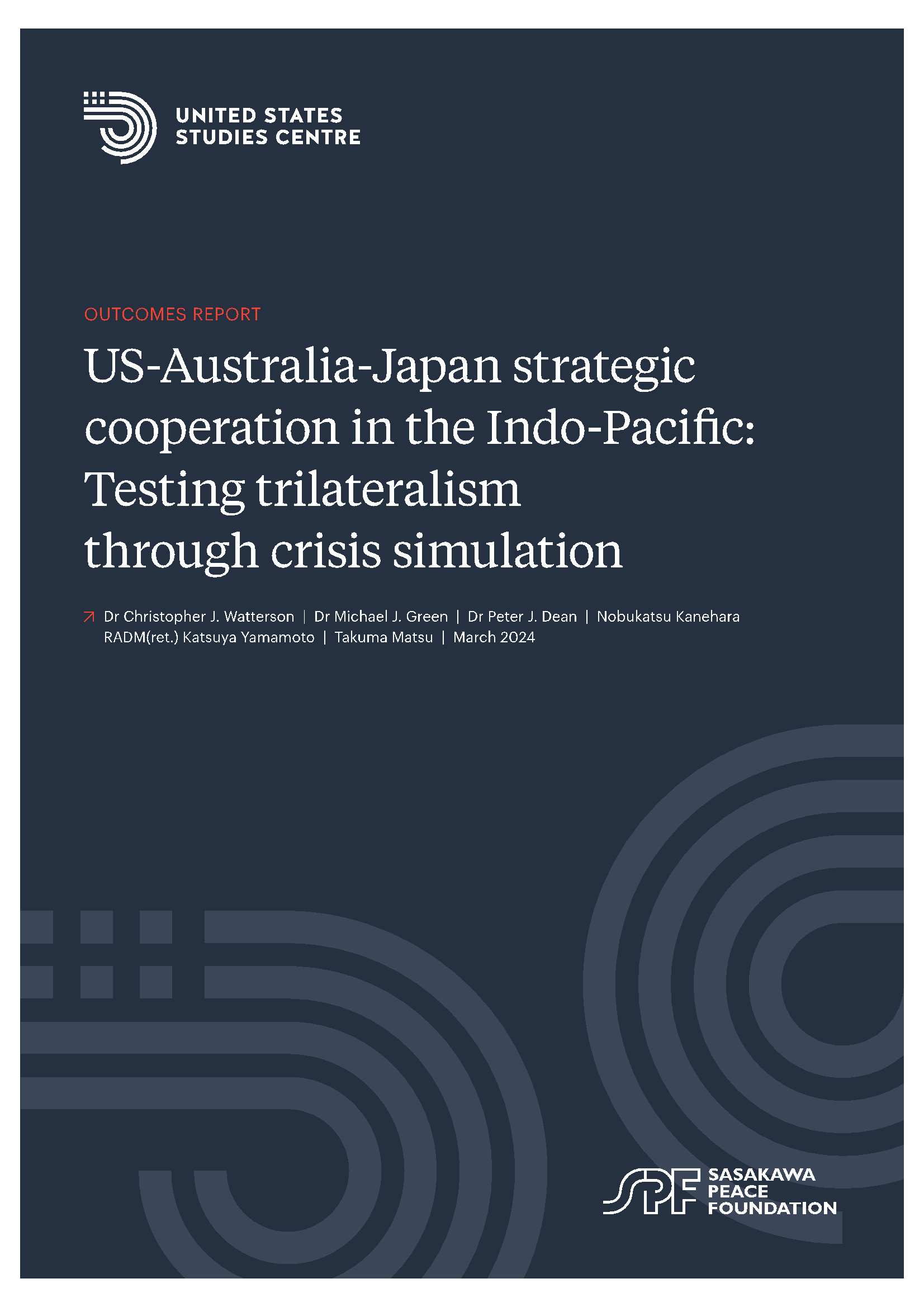 Report: US-Australia-Japan strategic cooperation in the Indo-Pacific: Testing trilateralism through crisis simulation