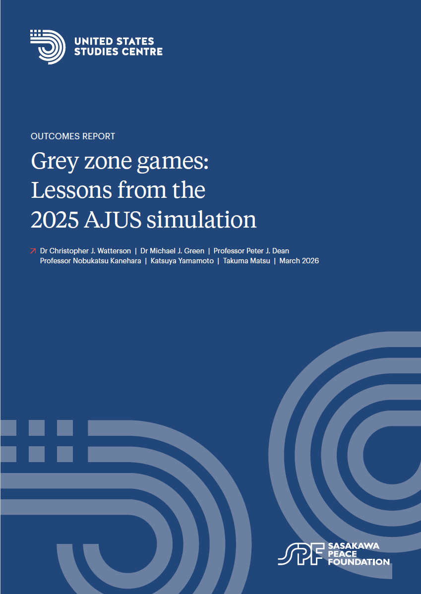 Report: Grey zone games: Lessons from the 2025 AJUS simulation