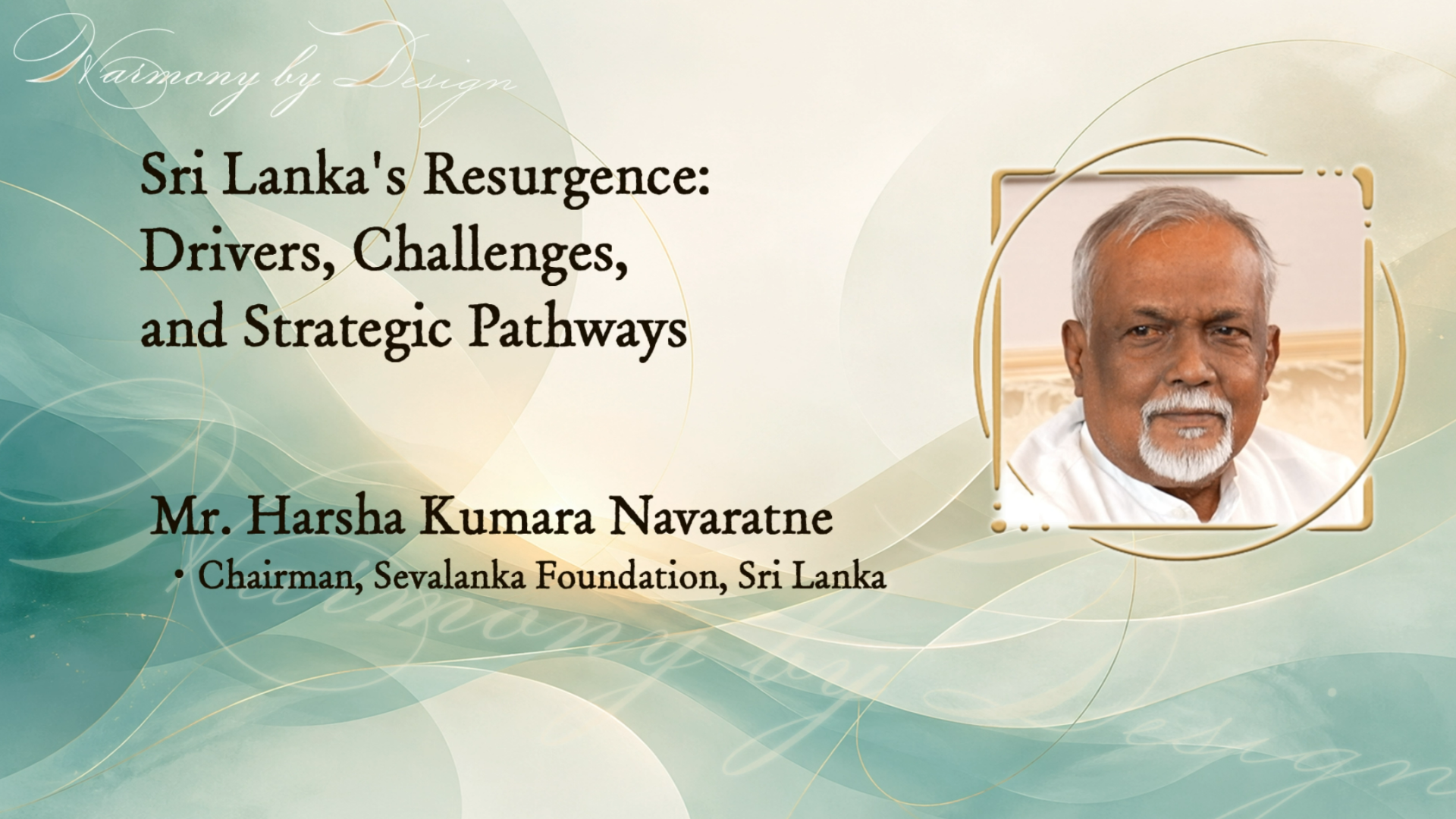 Sri Lanka’s Resurgence｜Harsha Kumara Navaratne on Youth Movements, Economic Crisis, and South Asia’s Future