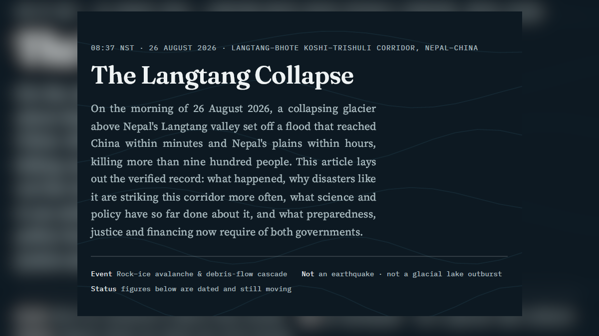 The Langtang Collapse