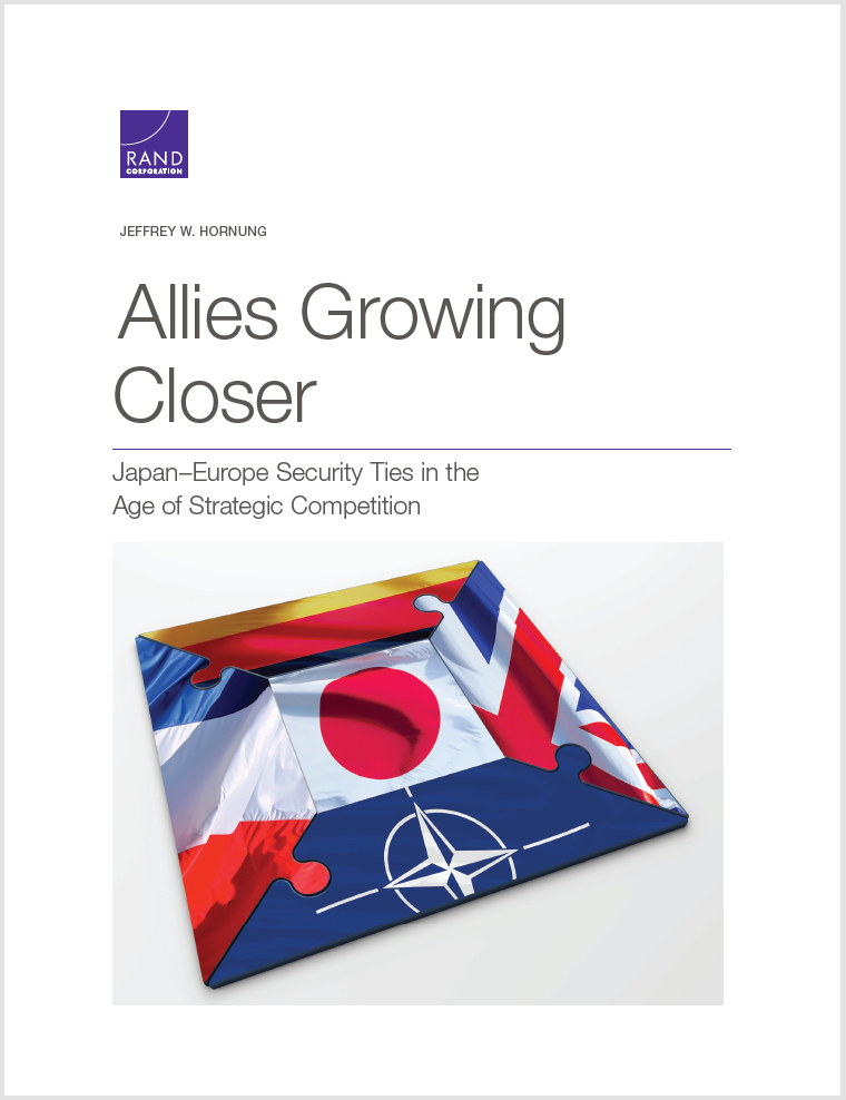 "Allies Growing Closer: Japan–Europe Security Ties in the Age of Strategic Competition" is available for download.