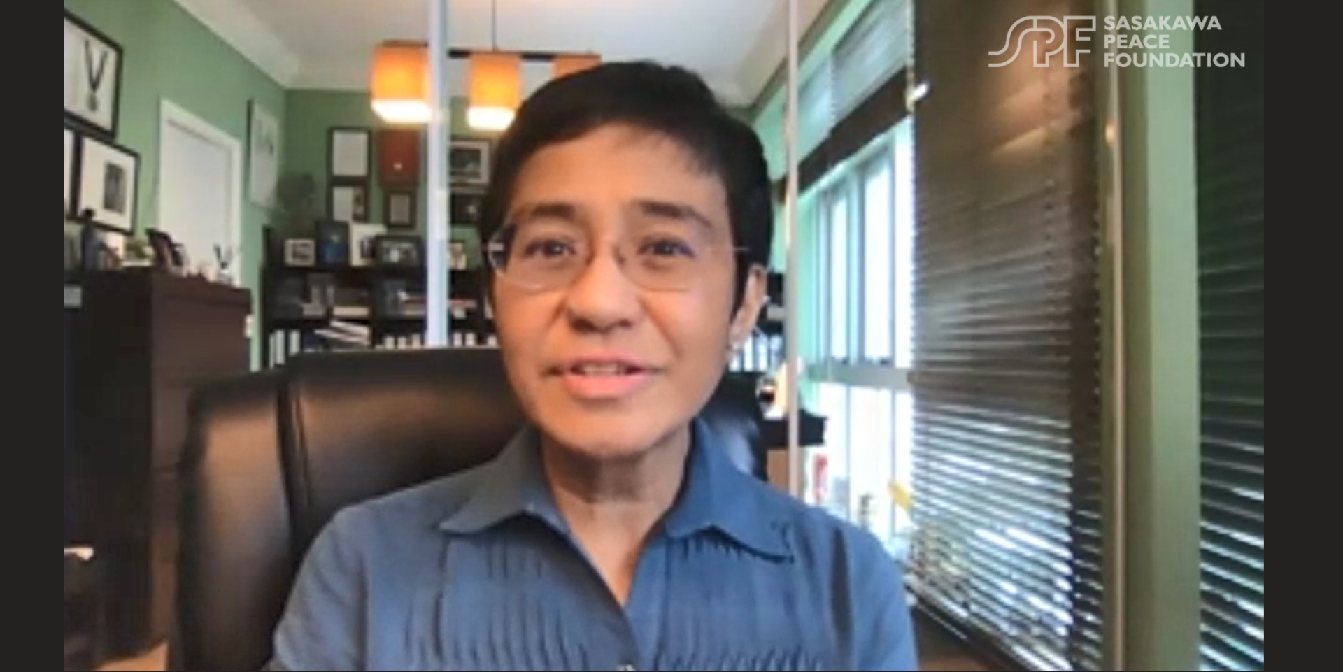 Ms. Maria Ressa (During an August 2020 online interview with SPF)