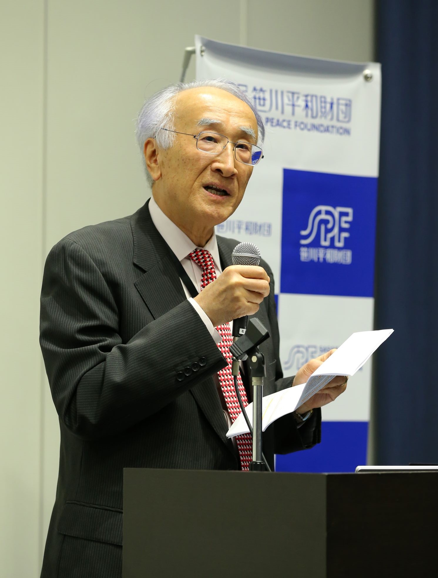 SPF Chairman Nobuo Tanaka