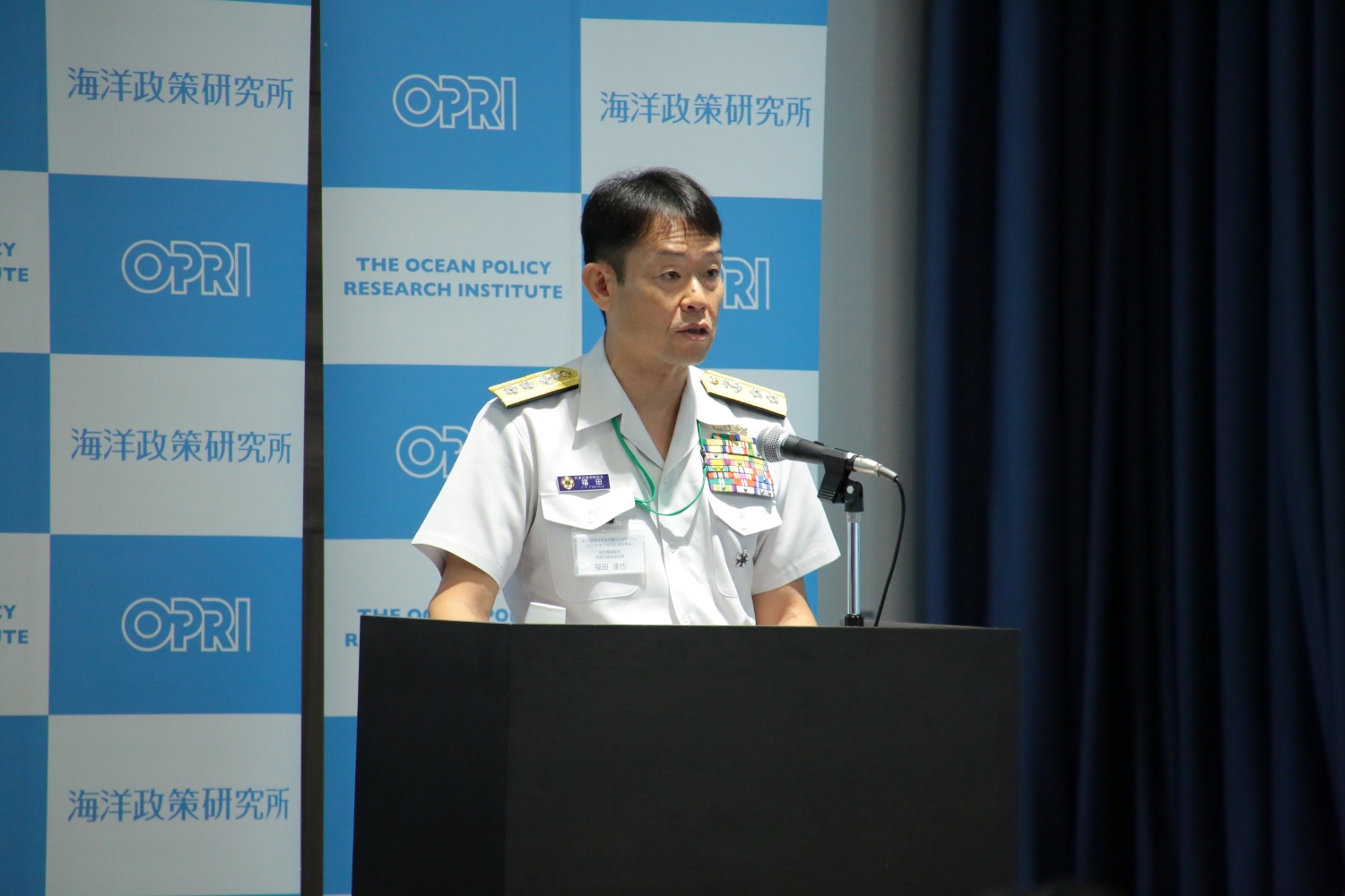 Tatsuya Fukuda, Deputy Director General of the Defense Plans and Policy Department in the Joint Staff Office