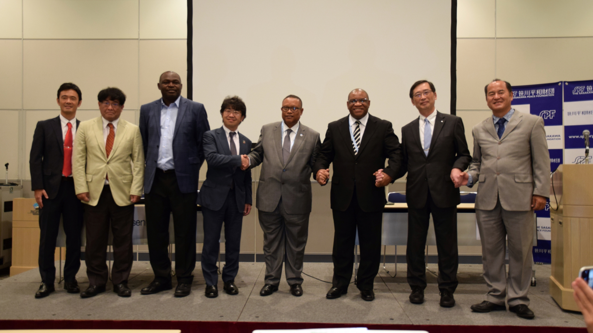 Participants in the first side event