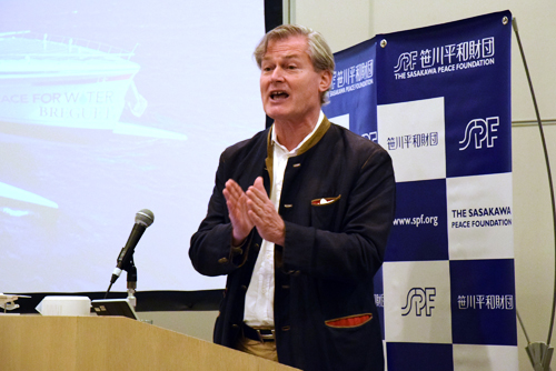 Dr. Gunter Pauli, special advisor with Zero Emissions Research & Initiatives (ZERI) Japan