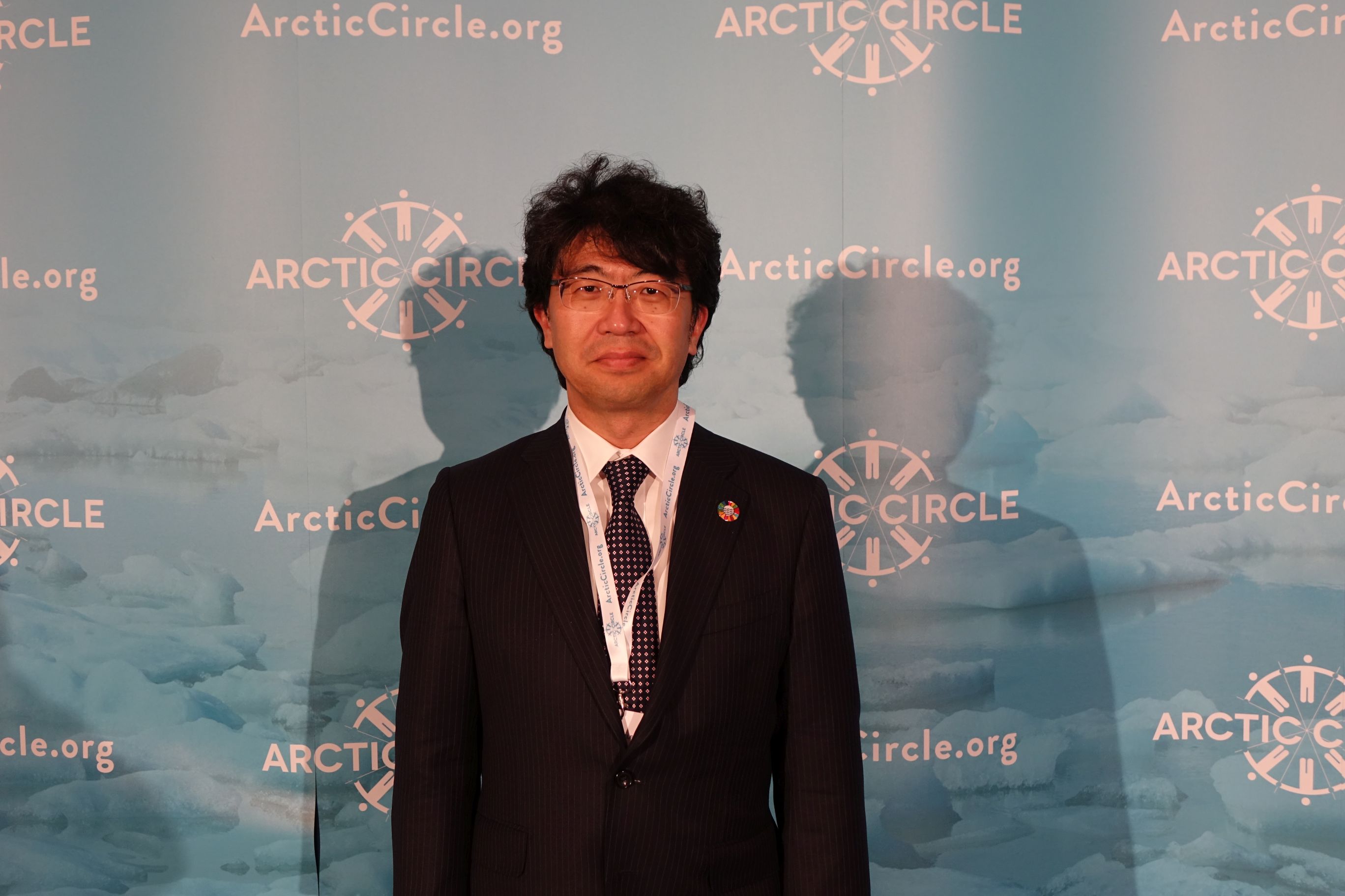 OPRI President Atsushi Sunami at the 2018 Arctic Circle Assembly, following his appointment to the Arctic Circle Advisory Board