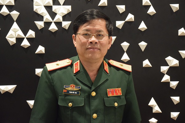 Interview with Major General Pham Duc Tho, the Head of the Delegation of the Vietnamese People's Army Field Officer Exchange Program to Japan