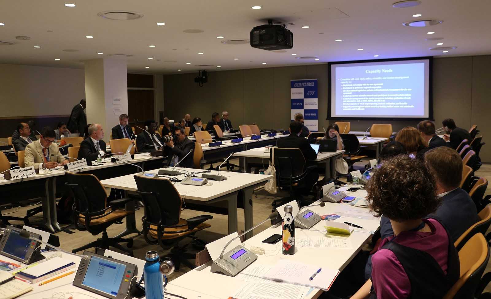 Image: Around 70 people, mainly from government delegations, participated in the event, which saw lively discussion on various topics.