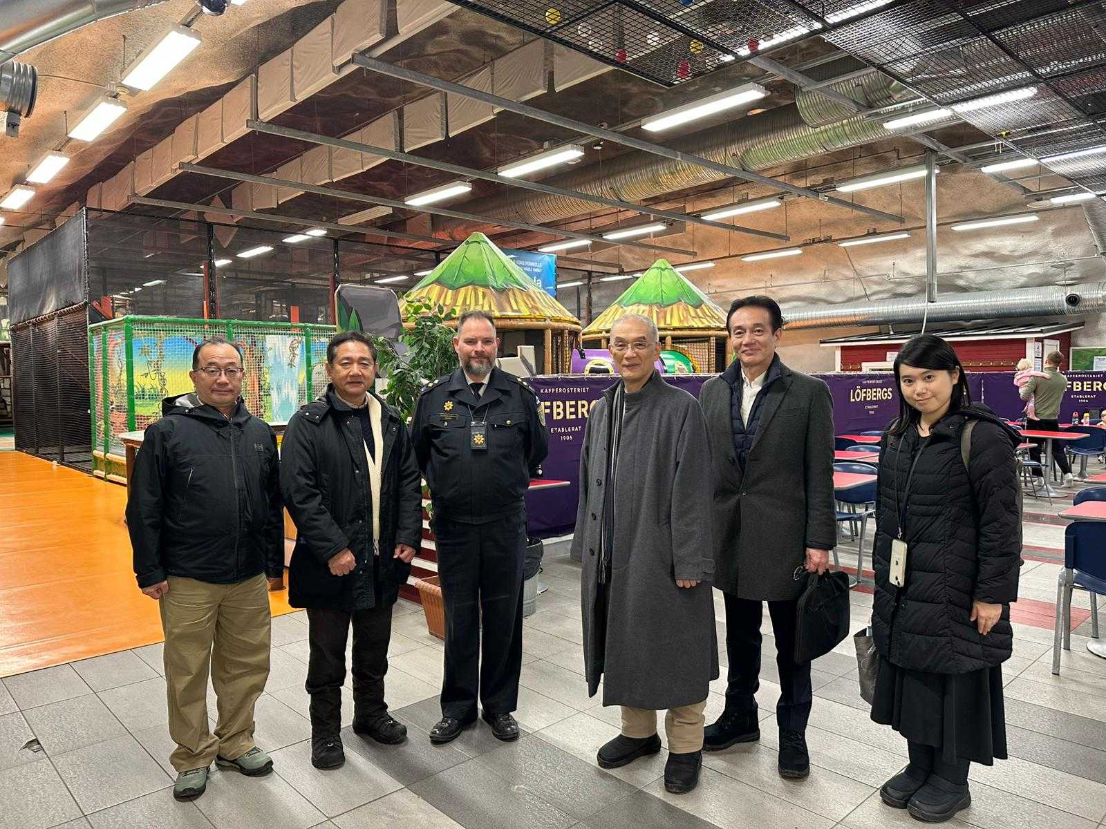 Visit to the Merihaka Civil Defence Shelter