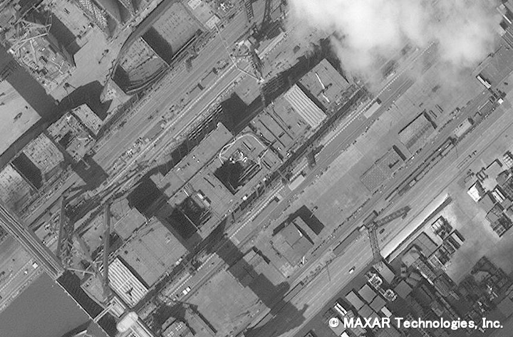 Image 3 April 26, 2021 Type 003 aircraft carrier under construction (Shanghai Jiangnan Shipyard)