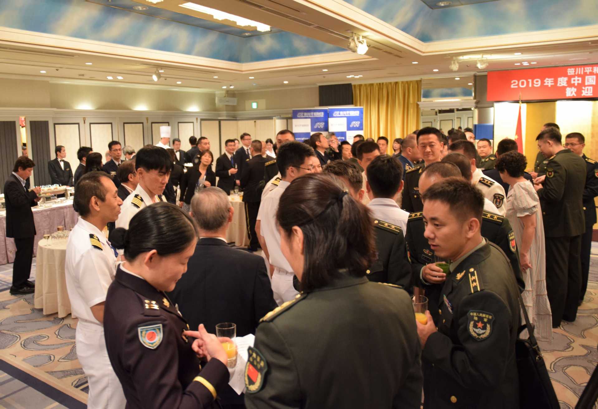 日中佐官級交流事業2019 中国人民解放軍代表団歓迎レセプション