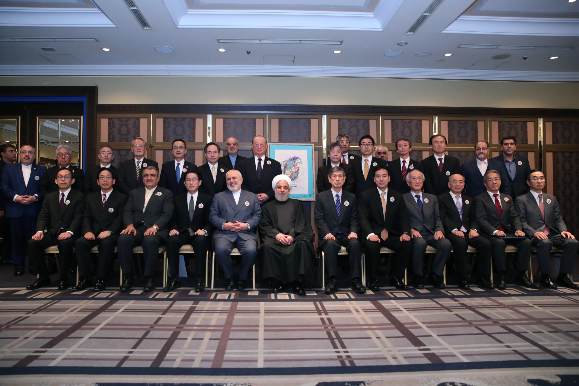 ローハニ・イラン大統領来日記念朝食会に田中会長が出席