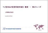笹川BOP実現可能性報告　概要－第２フェーズ　日研株式会社