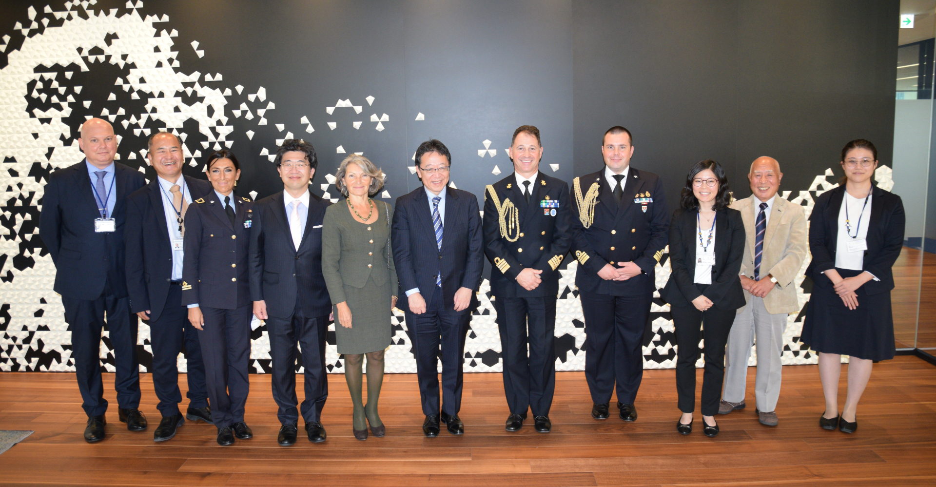 イタリア国防高等研究センター（CASD）代表団の表敬訪問を受けました