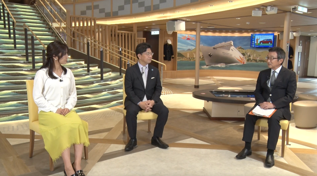 日本が先導する“海のSDGs”  ブルーエコノミーを分かりやすく学ぶ<br>トップ対談 “瀬戸内モデル”が世界に示す可能性 <br>フェリーさんふらわあ 赤坂社長 × 笹川平和財団 角南理事長