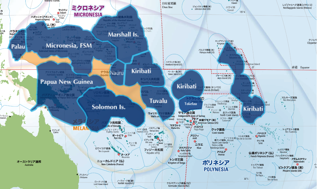 （ナウル協定締約国グループ、笹川平和財団太平洋マップをもとに筆者作成）