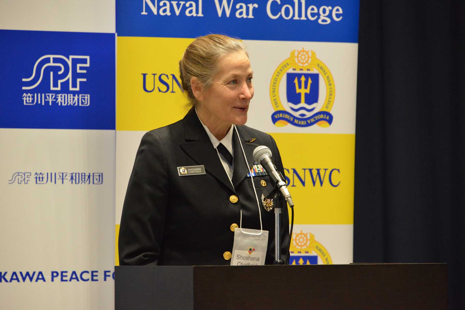米海軍大学校長 チャットフィールド少将