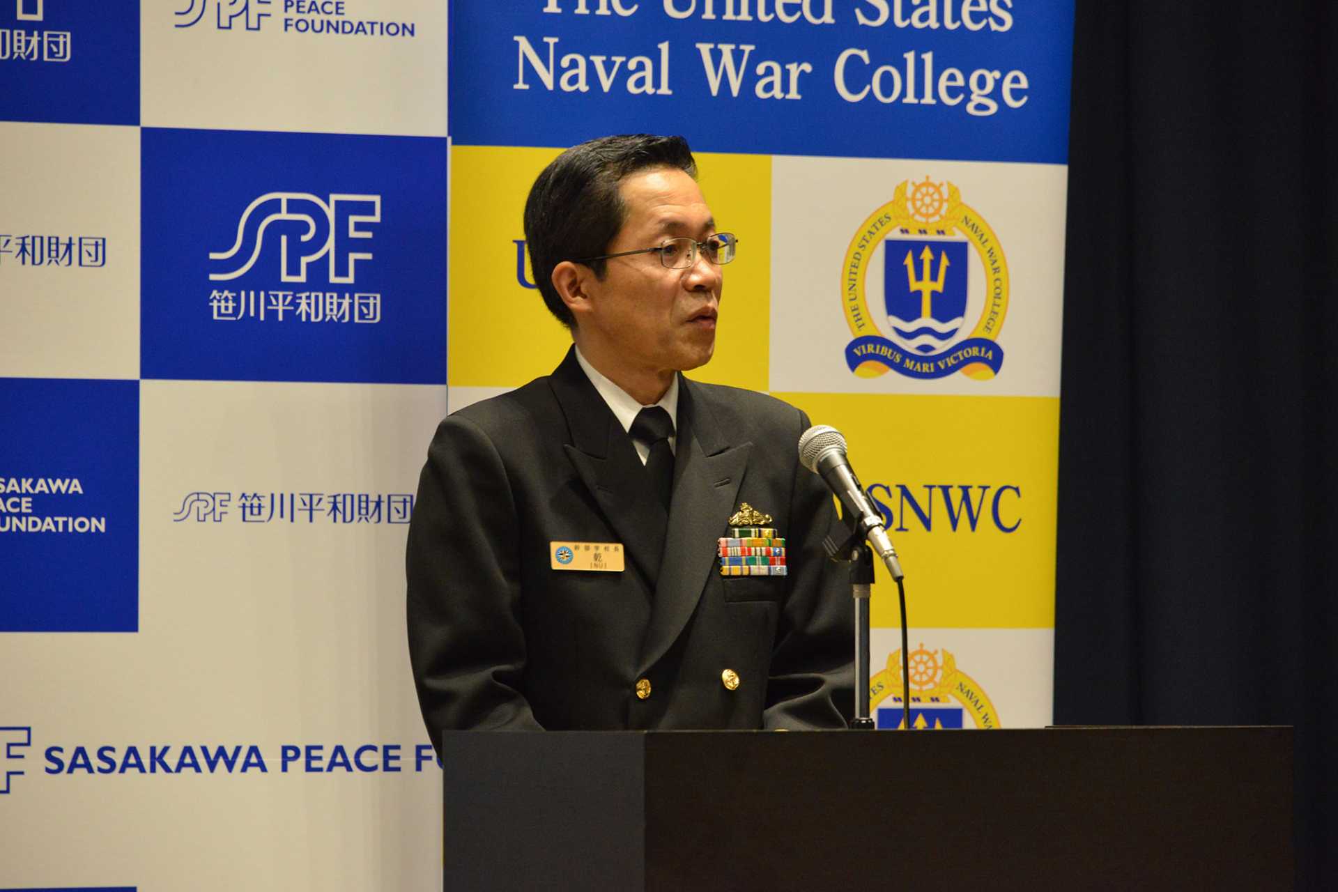 海上自衛隊幹部学校長 乾海将