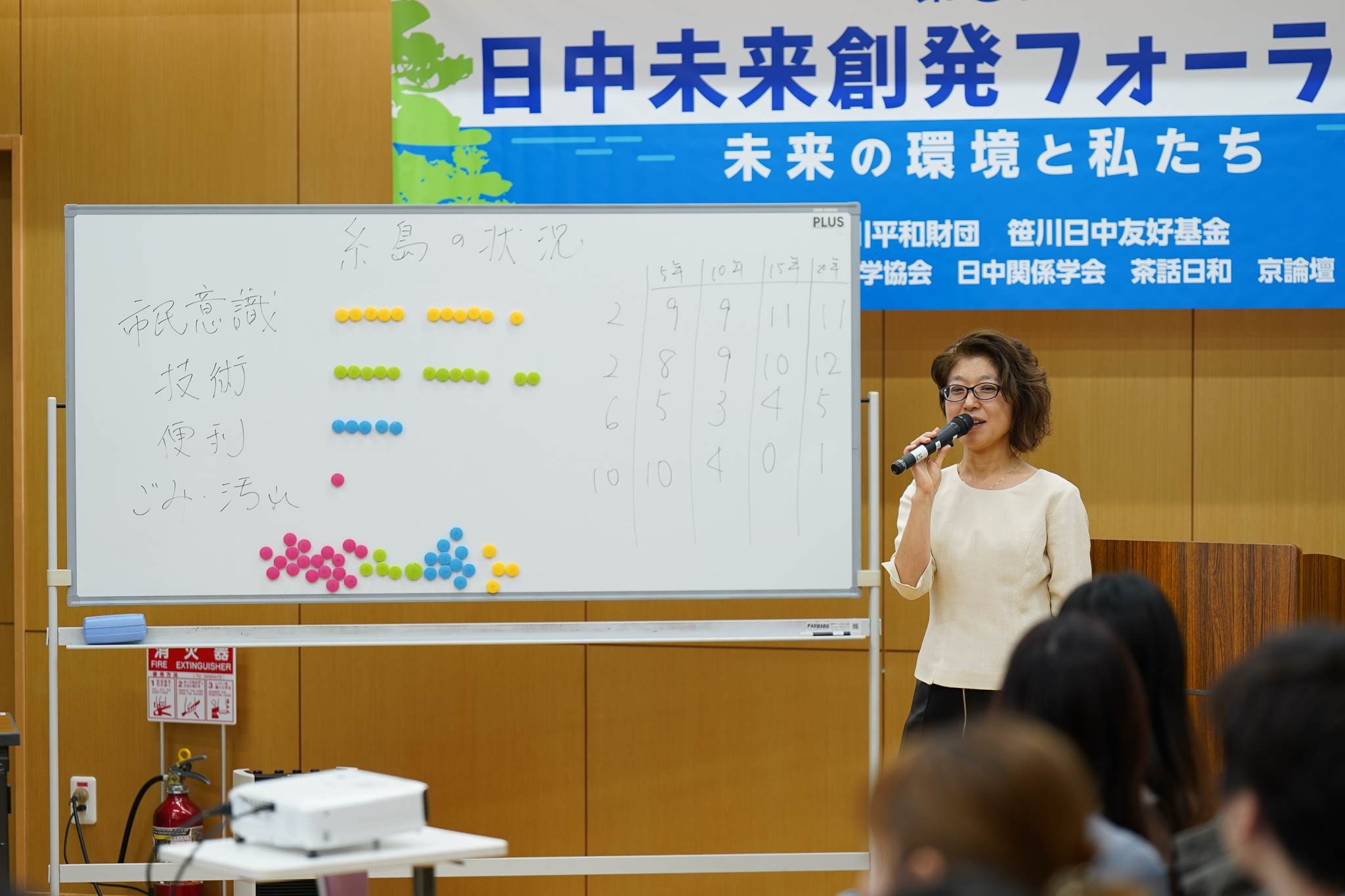 石川千里氏（「CHANGE FOR THE BLUE」ゲームファシリテーター）