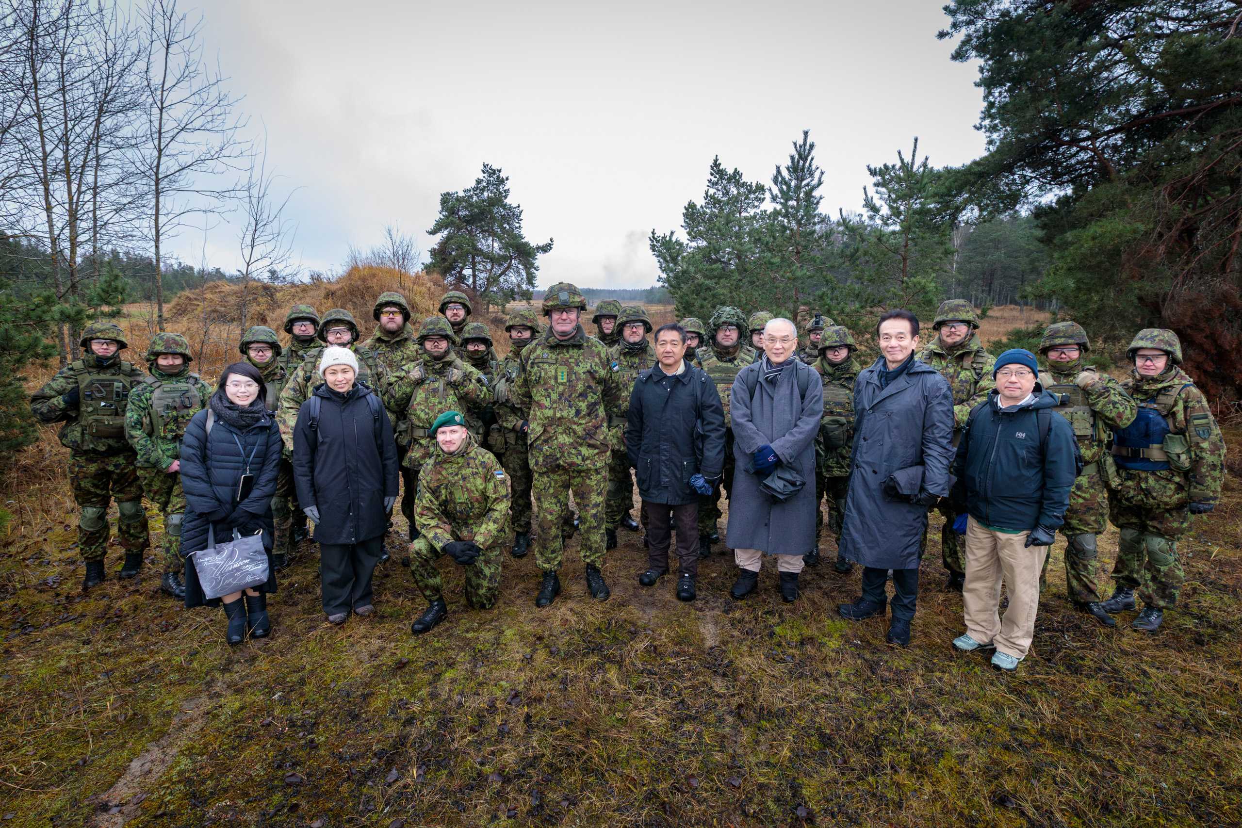 エストニア国防同盟軍（EDL）訓練にて
