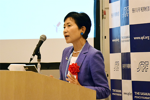 地球環境ファシリティ（GEF）の石井菜穂子統括管理責任者（CEO）兼任議長