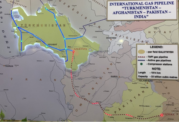 Figure 2. The TAPI Gas Pipeline Project