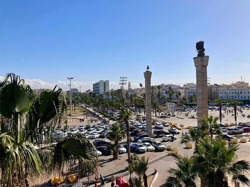 Downtown in Tripoli, Libya