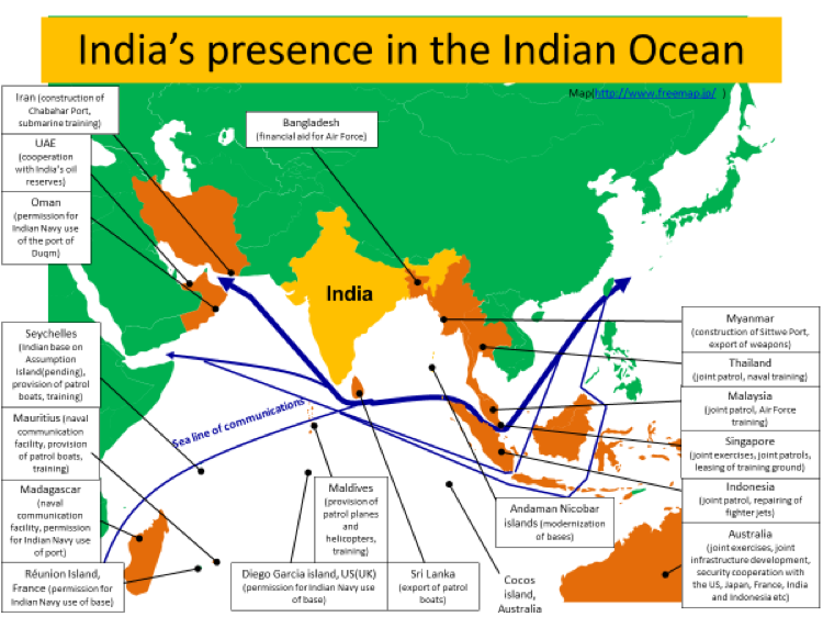 インドの地図