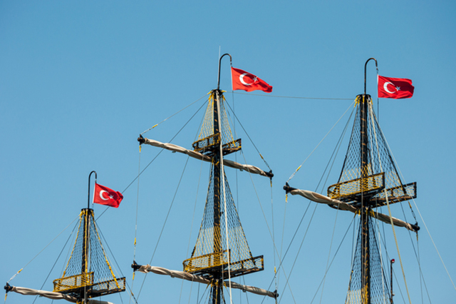 トルコの船