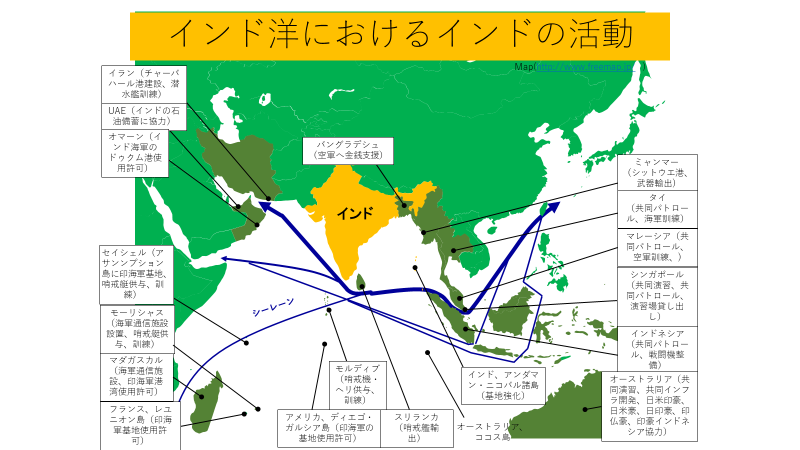 インドの地図