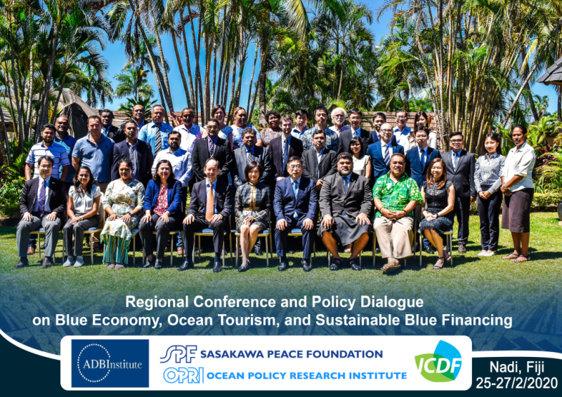 [Event Report] Regional Conference and Policy Dialogue on Blue Economy and Finance co-hosted by the ADBI and ICDF (Nadi, Fiji)