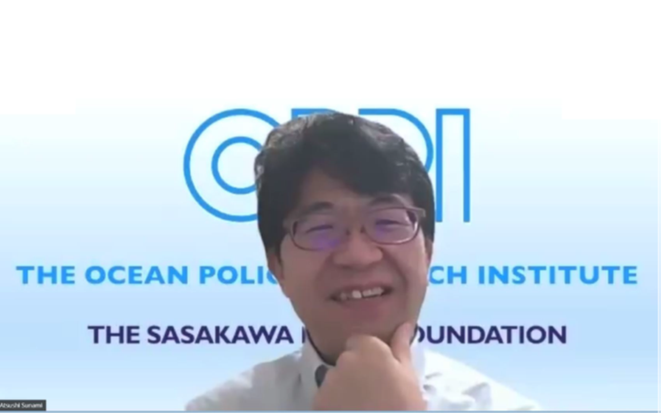 Prof. Atsushi Sunami (President, The Sasakawa Peace Foundation President, The Ocean Policy Research Institute)