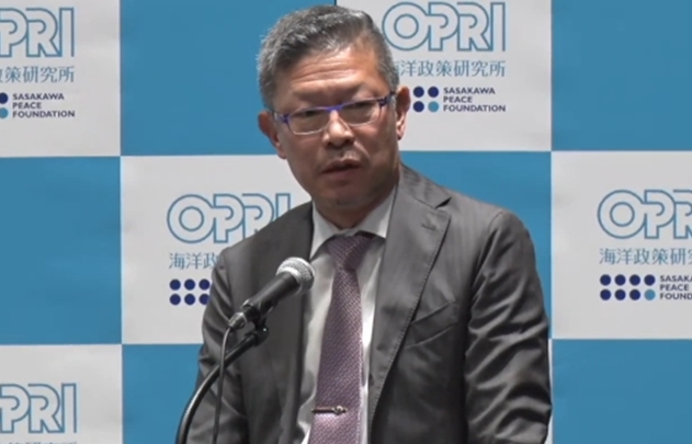 Dr. Hide Sakaguchi, President, Ocean Policy Research Institute of the Sasakawa Peace Foundation