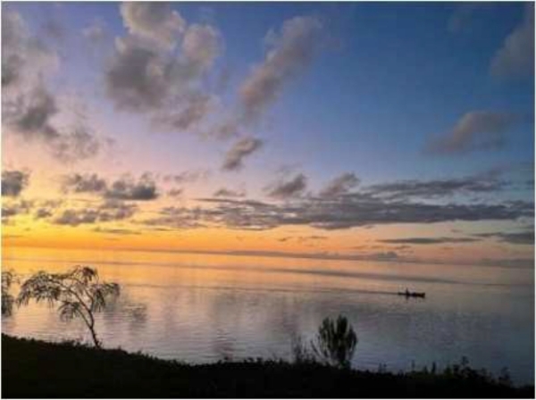 Photo 1: Silence by a fisherman in the evening around Levi, Saliemo: SKS is about the person, land and ocean, all connected. (source: Author.)
