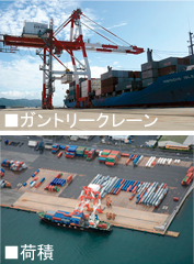 ■ガントリークレーン/■荷積
